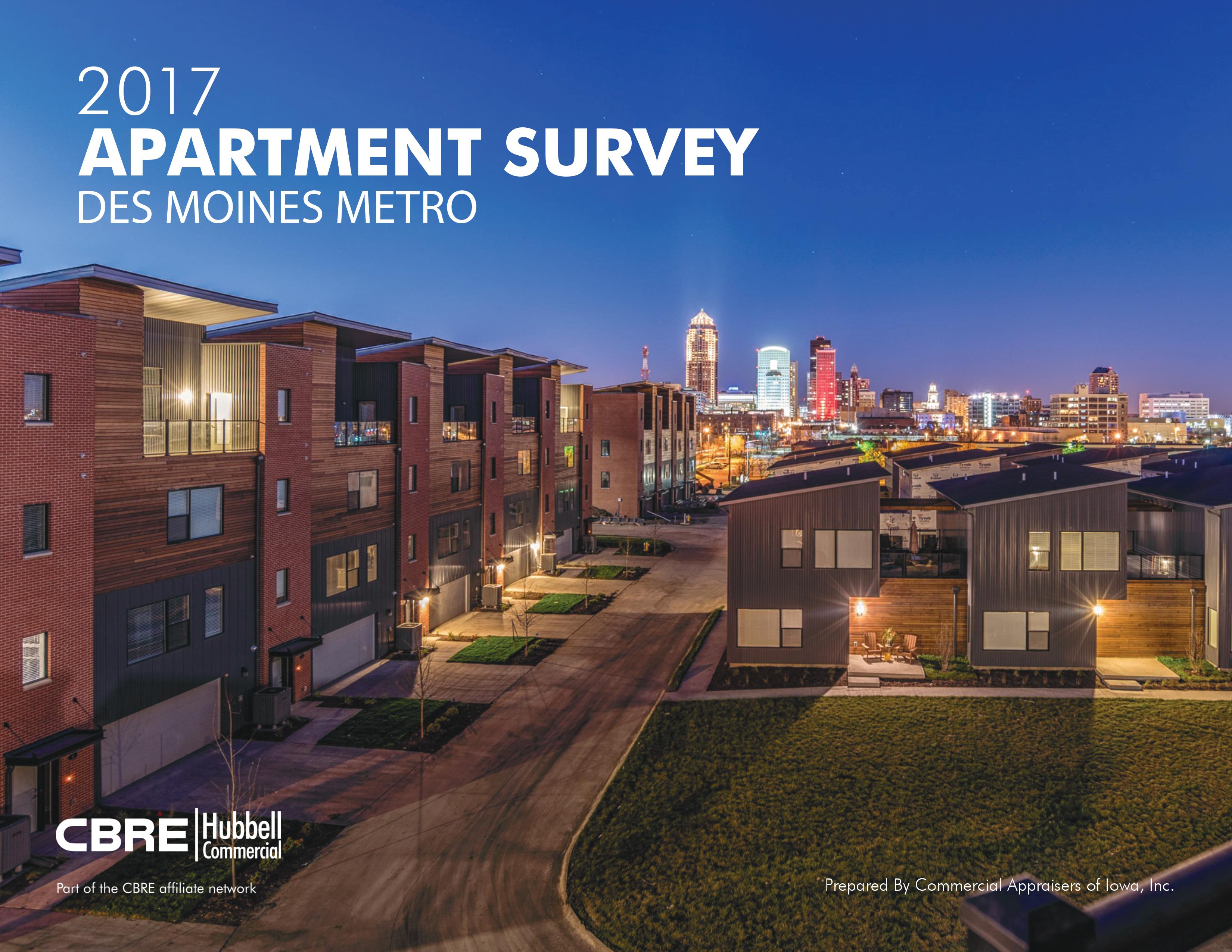 Des Moines Metro Apartment Survey 2017 image